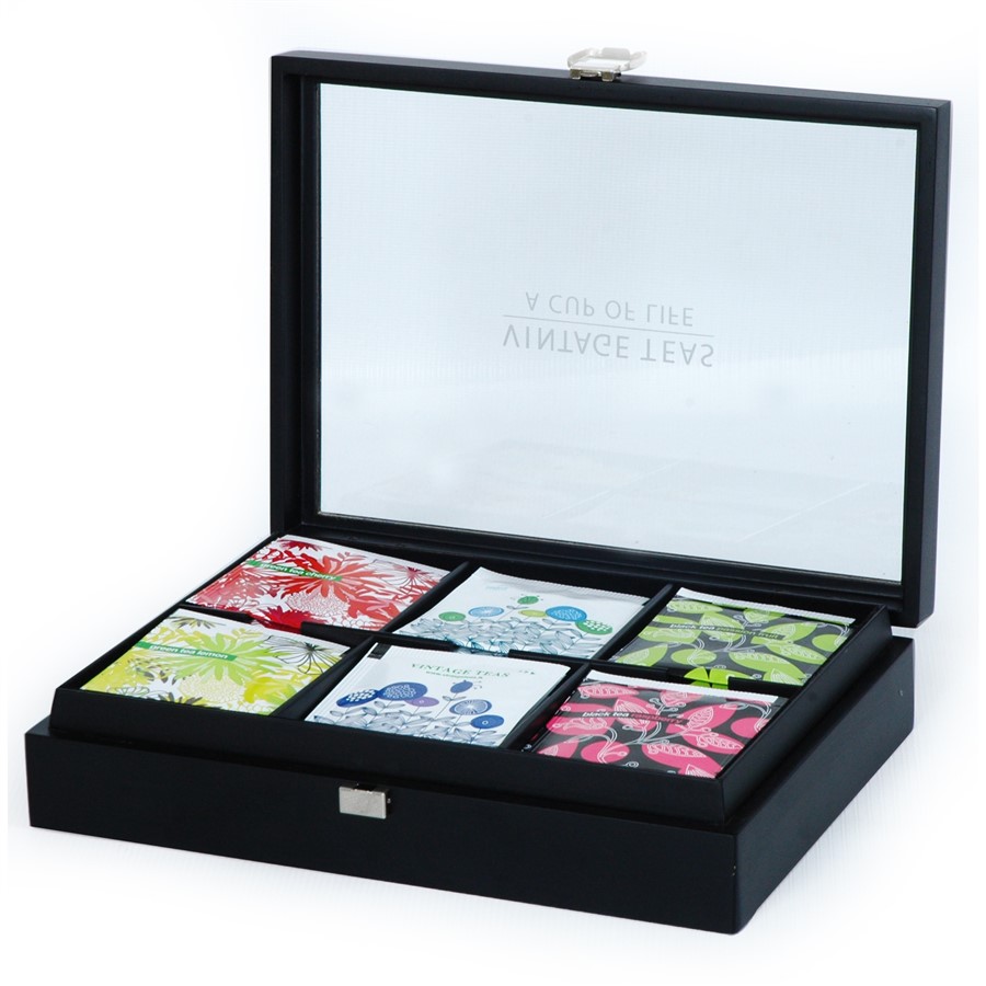 Vintage Teas 6 Compartment Presentation Box www.coffeever.store