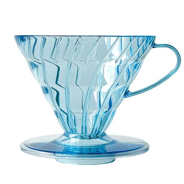 Hario V60-02 Plastic Dripper Transparent Blue