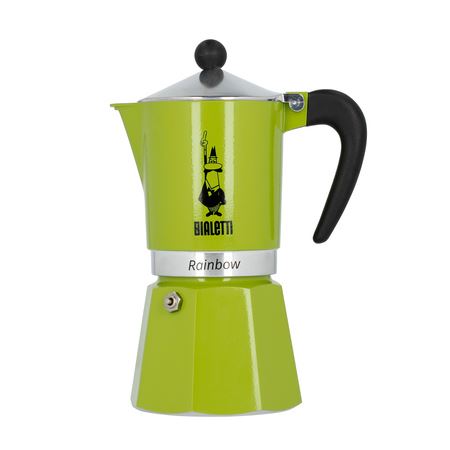 Bialetti Coffee Pot Rainbow 6 Cup 270ml Green