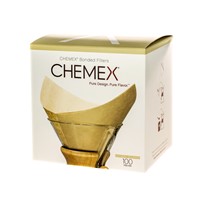 Chemex Square Paper Filters Natural 6 - 10 cups (unbleached) Chemex Square Paper Filters Natural 6 - 10 cups (unbleached)