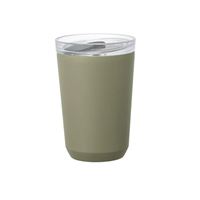 Kinto To Go Tumbler with Plug Khaki 360ml Kinto To Go Tumbler with Plug Khaki 360ml