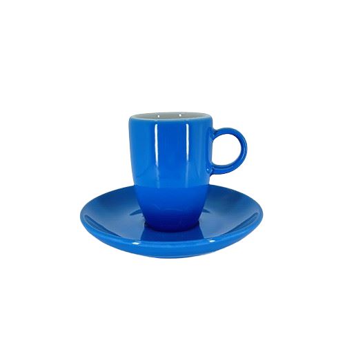 Inker New High Cup+Saucer 160ml Blue 6pcs