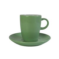 Inker New High Cup+Saucer 160ml Mint Green 6pcs