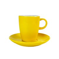 Inker New High Cup+Saucer 160ml Yellow 6pcs