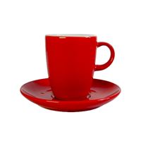 Inker New High Cup+Saucer 160ml Red 6pcs
