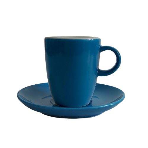 Inker New High Cup+Saucer 300ml Blue 6pcs
