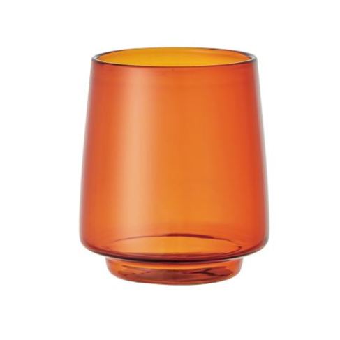 Kinto Sepia Glass Tumbler Amber 4x370 ml