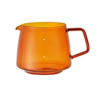 Kinto Sepia Glass Jug Amber 600ml