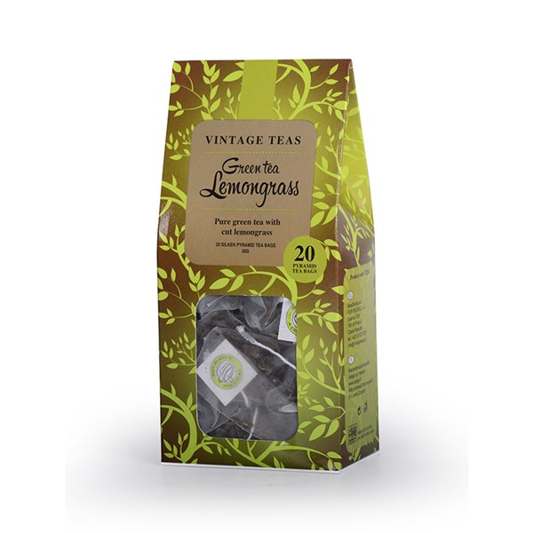 Vintage Teas Green Tea Lemongrass 20 pyramids 50g