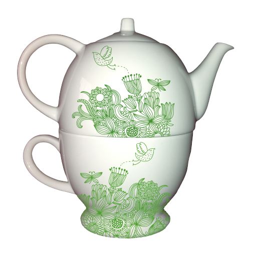 Vintage Teas 2 in 1 tea set - Green set