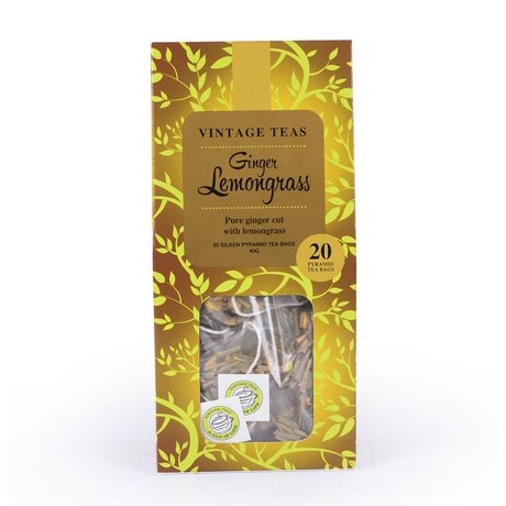 Vintage Teas Ginger Lemongrass 20 pyramids 40g