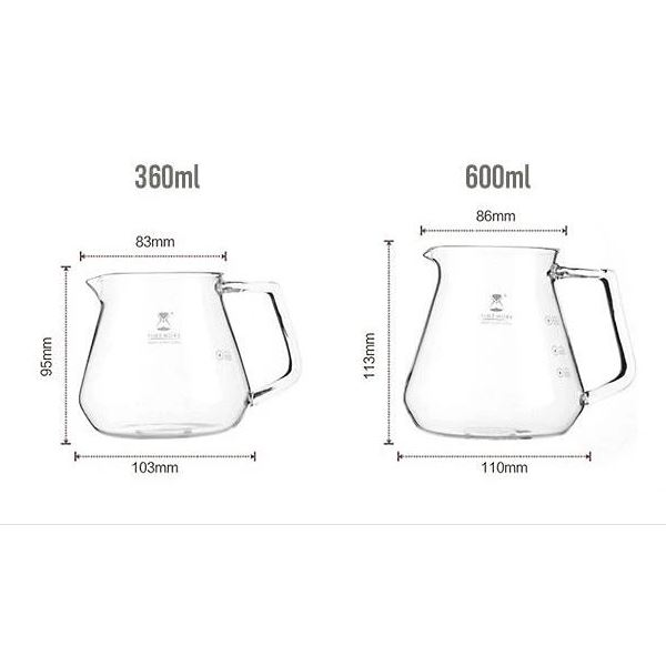 Timemore Glass Coffee Server 360ml