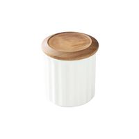 Origami Ceramic Canister White Origami Ceramic Canister White