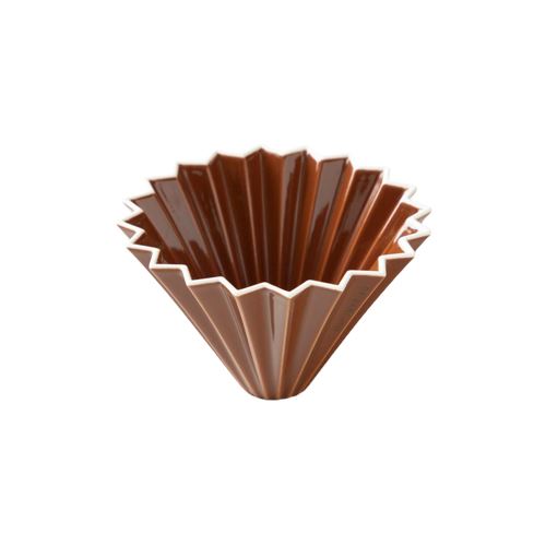 Origami ceramic Dripper M Brown