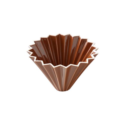 Origami ceramic Dripper S Brown