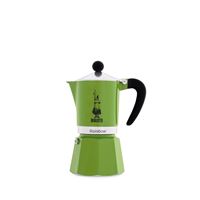 Bialetti Coffee Pot Rainbow 3 Cup 130ml Green
