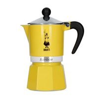 Bialetti Coffee Pot Rainbow 3 Cup 130ml Yellow