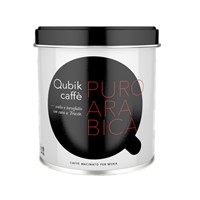 Qubik 100% Arabica ground coffee in tin 125g