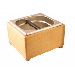 Heavy Tamper Wood Knock Box S