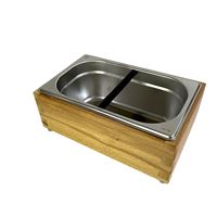 Heavy Tamper Wood Knock Box XL