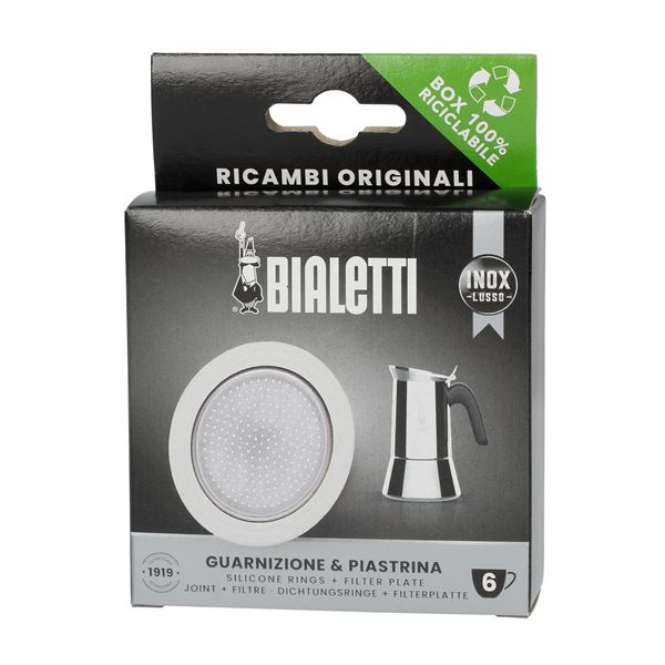Bialetti Seals for stainless steel Bialetti 6 cup