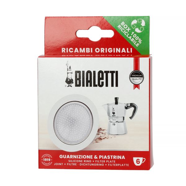 Bialeti Seal + Sieve for Moka Induction 6 cup