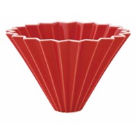 Origami ceramic Dripper M Red