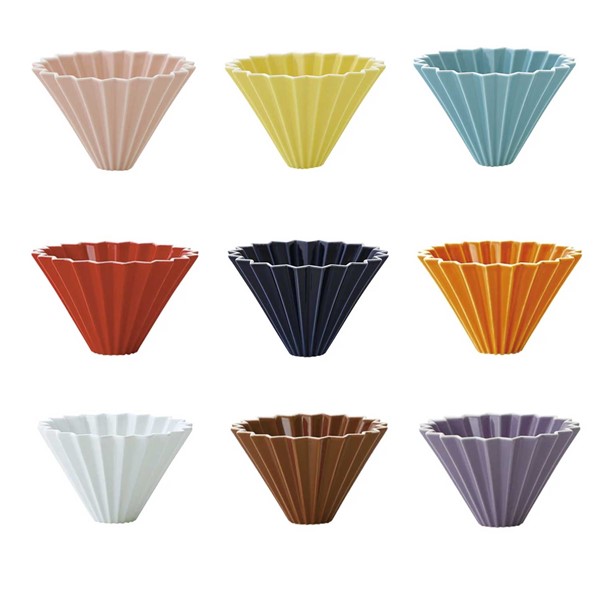 Origami ceramic Dripper S Orange