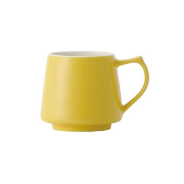 Origami Aroma Porcelain Mug Yellow 320ml