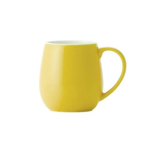 Origami Aroma Barrel Porcelain Mug Yellow 320ml