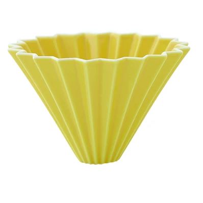 Origami ceramic Dripper M Yellow