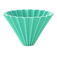 Origami ceramic Dripper M Turquoise Origami ceramic Dripper M Turquoise