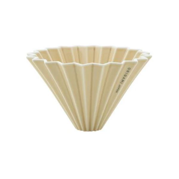 Origami ceramic Dripper M Mat Beige