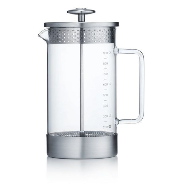 Barista & Co Core Coffee Press 8 Cup Silver