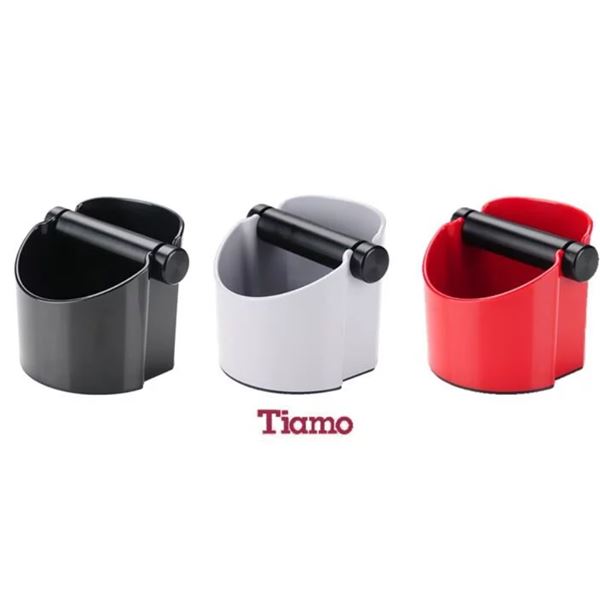 Tiamo Compact Knock Box Red