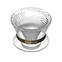 Brewista Tornado Duo Double Wall Glass Dripper 02 Brewista Tornado Duo Double Wall Glass Dripper 02
