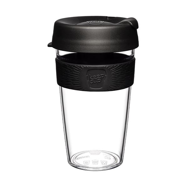 KeepCup Clear BLACK 454ml