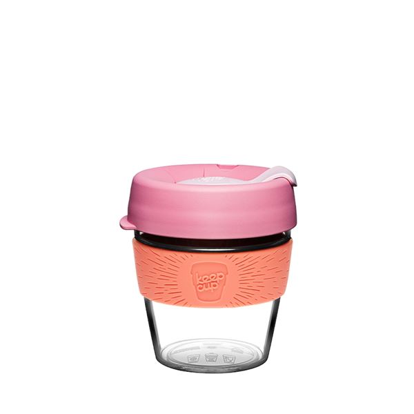 KeepCup Clear TANGERINE 227ml