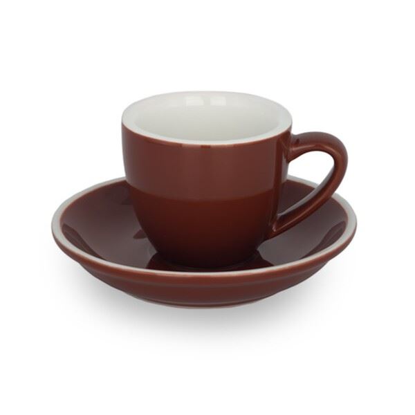 Epic Cup+Saucer 70ml Brown 6 pcs
