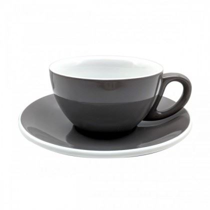 Epic Cup+Saucer 230ml Grey 6 pcs