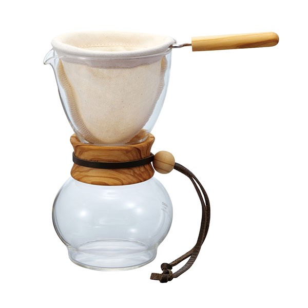 Hario Drip Pot Olive wood 1 Cup 240ml