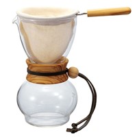 Hario Drip Pot Olive Wood 3 Cup 480ml