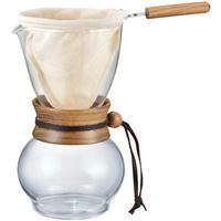 Hario Drip Pot Woodneck 3 Cup 480ml