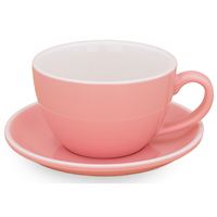 Epic Cup+Saucer 360ml Pink 6 pcs