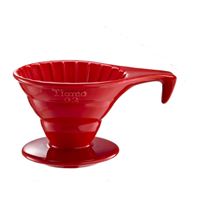 Tiamo Ceramic Coffee Dripper V02 Red Tiamo Ceramic Coffee Dripper V02 Red
