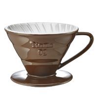 Tiamo Ceramic Coffee Dripper V02 Brown Tiamo Ceramic Coffee Dripper V02 Brown