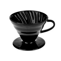 Hario Kasuya Ceramic Dripper V60-02 Black Hario Kasuya Ceramic Dripper V60-02 Black