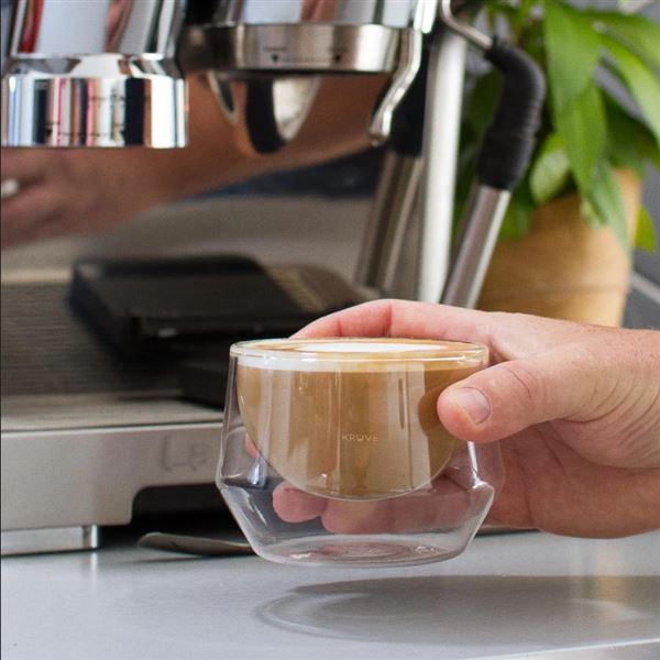Kruve Imagine Milk Glass for Cappuccino 200ml 2 pcs
