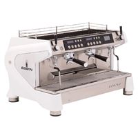 CONTI Monte Carlo Tall Cup 2 Group Espresso Machine White