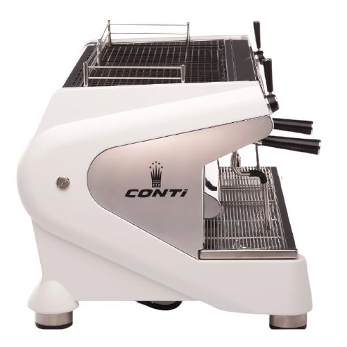 CONTI Monte Carlo Tall Cup 2 Group Espresso Machine White